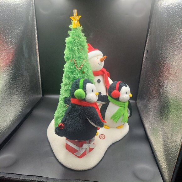2006 Hallmark Jingle Pals Very Merry Trio Snowman Penguins Plush 12" NOT Working - Picture 3 of 6